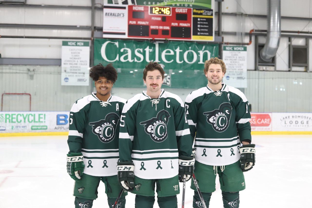 Castleton men’s hockey ‘Breaks the Ice’ with fundraiser for mental health